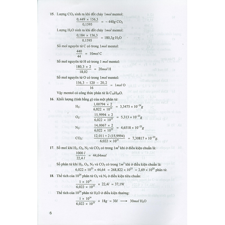 Bài Tập Hóa Học Vô Cơ, Quyển II - Lý Thuyết Đại Cương Về Hóa Học - Ảnh 5