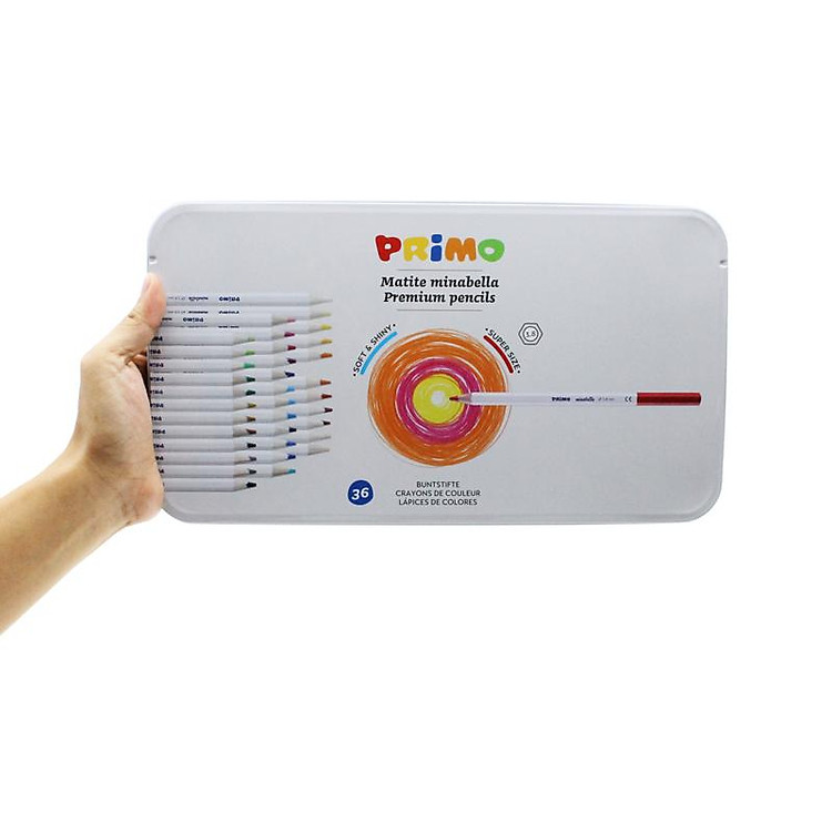 Hộp Thiếc Bút Chì Màu Minabella PRIMO (36 chiếc) - Ảnh 7