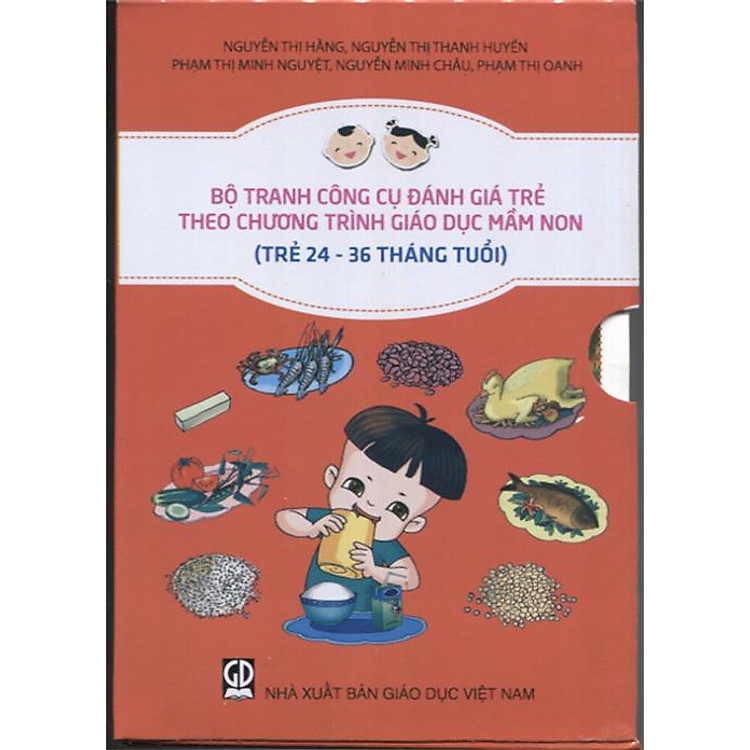 Bộ tranh công cụ đánh giá trẻ theo Chương trình giáo dục mầm non (trẻ 24-36 tháng tuổi)