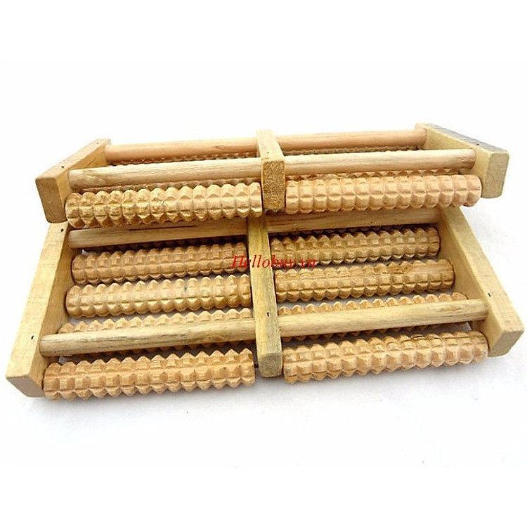 Massage Chân Bằng Gỗ 5 Hàng MX05
