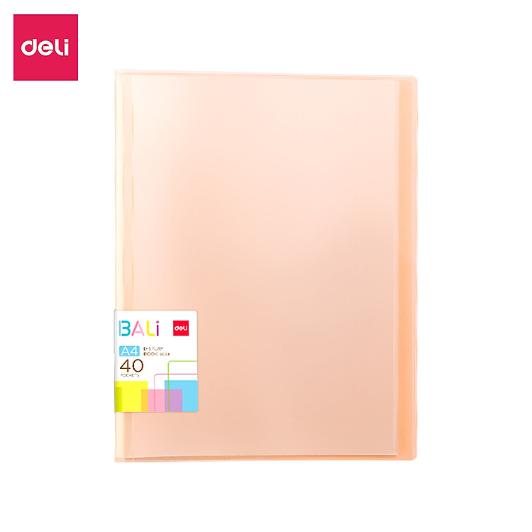 File Tài Liệu Deli A4 (20 trang) - Hồng Cam - Ảnh 7