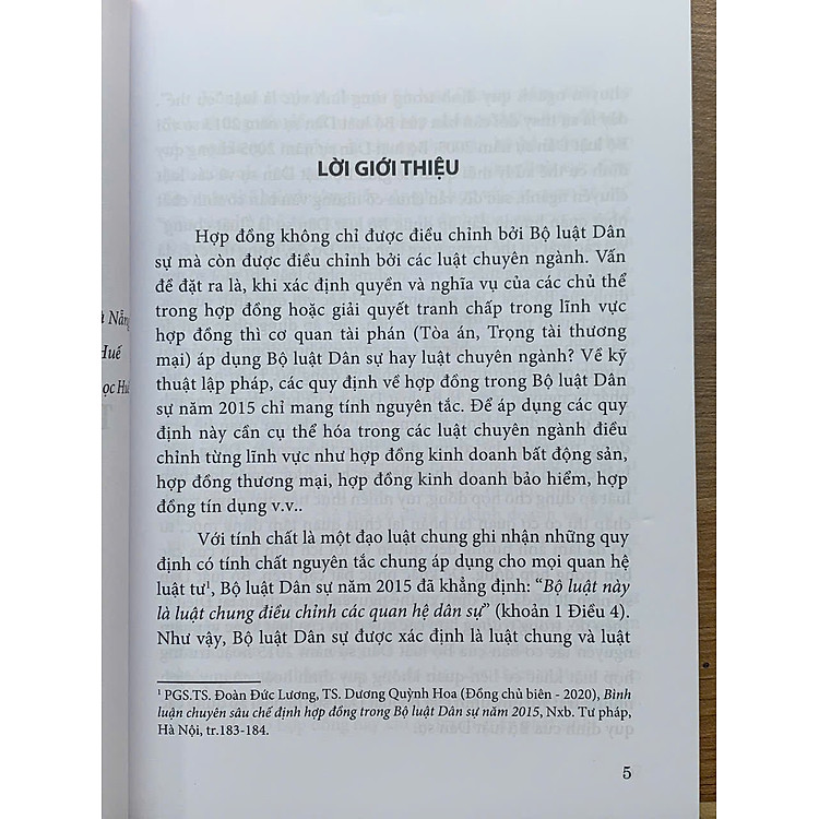 Áp dụng bộ luật dân sự và luật chuyên ngành trong lĩnh vực hợp đồng - Ảnh 2