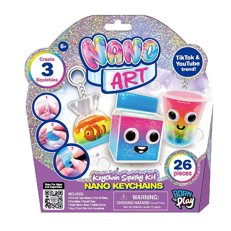Mua tại Tiki: Móc Khóa NANO ART 238102NC Mykingdom Chính hãng Ưu đãi