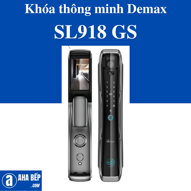 Khóa cửa thông minh Demax SL918 GS. Hàng Chính Hãng