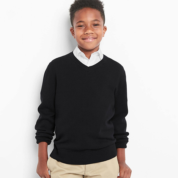 Áo Sweater Cổ V Cho Bé Trai GAP 731521