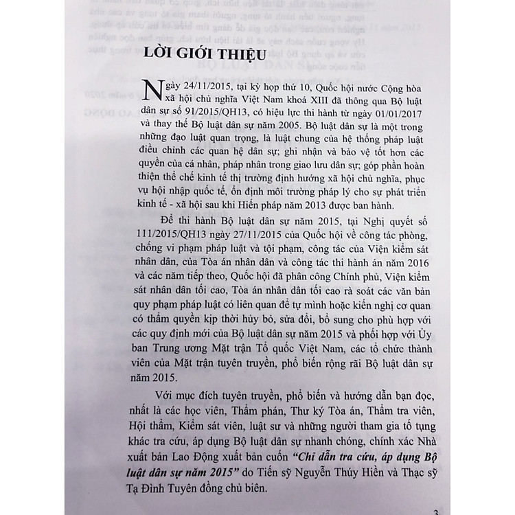 Chỉ Dẫn Tra Cứu, Áp Dụng Bộ Luật Dân Sự Năm 2015 - Ảnh 4