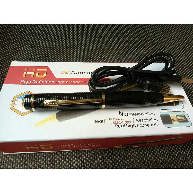 Bút Camera Hoàng Long Elitek ECP-1180HD (Đen) - Hàng nhập khẩu