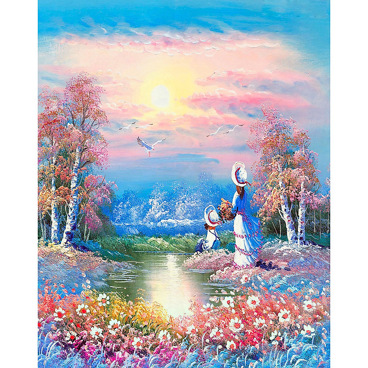 Bộ tranh xếp hình 500 mảnh - Đón Chiều Chính hãng Giá rẻ - Hình ảnh 2