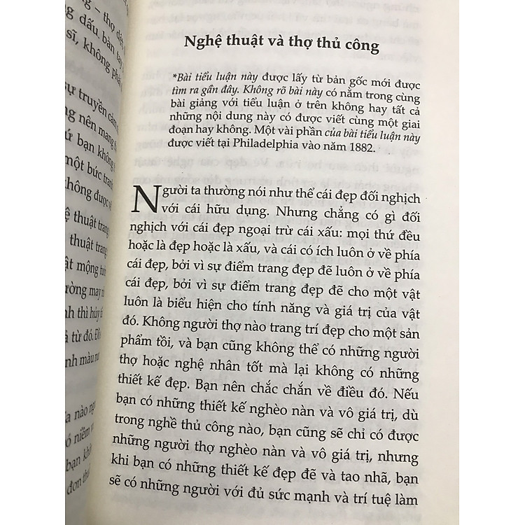 Tiểu luận của Oscar Wilde - Nghệ Thuật Và Thợ Thủ Công - Ảnh 2