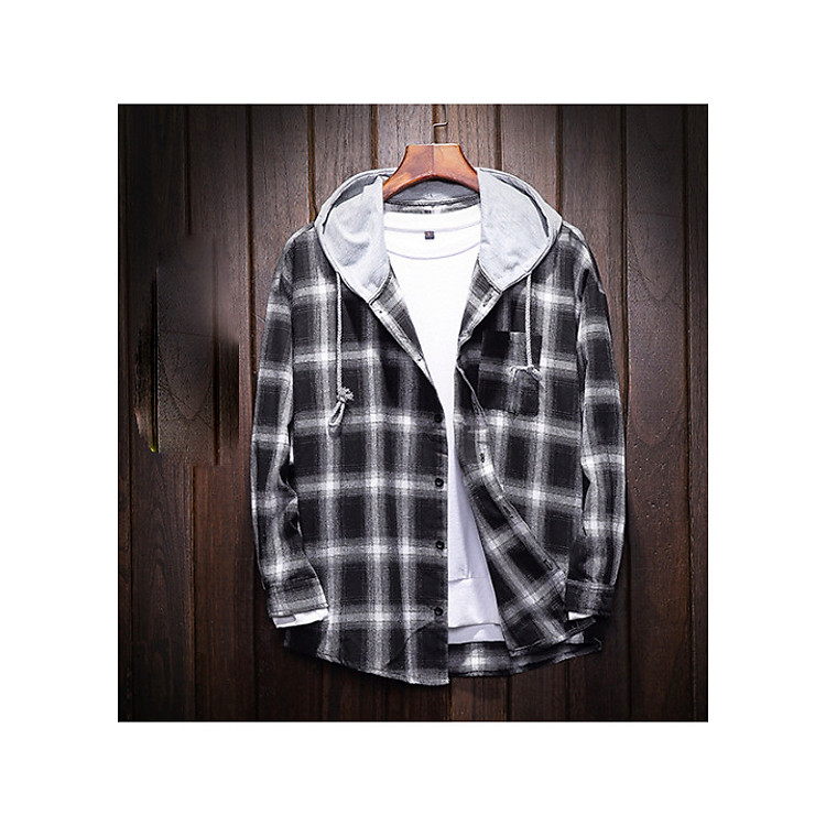 Áo sơ mi caro nam nữ chống nắng hình sao siêu hót ASALA nam (SM-123)