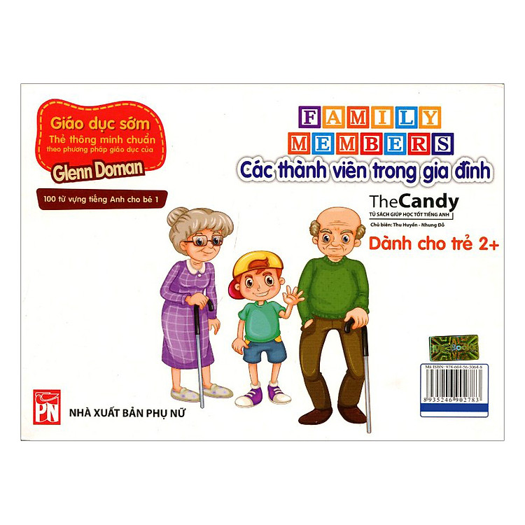Flashcard Dạy Trẻ Theo Phương Pháp Glenn Doman - Các Thành Viên Trong Gia Đình (Giao Mẫu Ngẫu Nhiên)