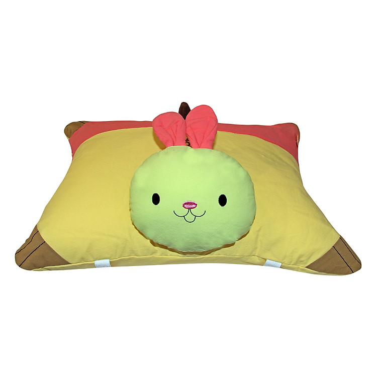 Gối Xe Máy Thắng Lợi Hình Thỏ (36 x 47 cm) - Vàng Hồng