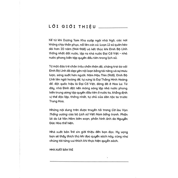 Lịch Sử Việt Nam Bằng Tranh - Cờ Lau Vạn Thắng Vương (Bản Màu) - Ảnh 2