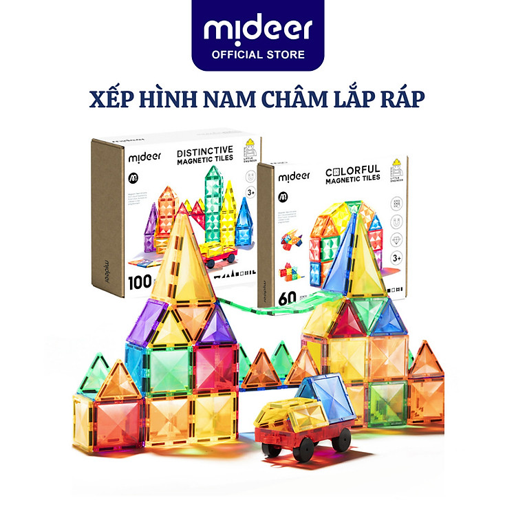 Mua Bộ Xếp Hình Nam Châm Mideer Chính hãng Tiết kiệm