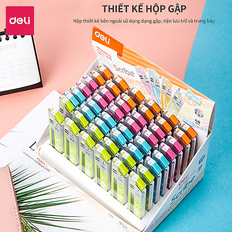 Ruột Bút Chì 0.5mm Deli (2 ống) - Ảnh 5
