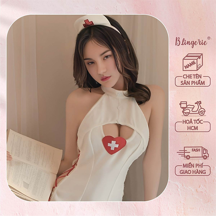 Bộ Cosplay Y Tá Quyến Rũ - B.Lingerie