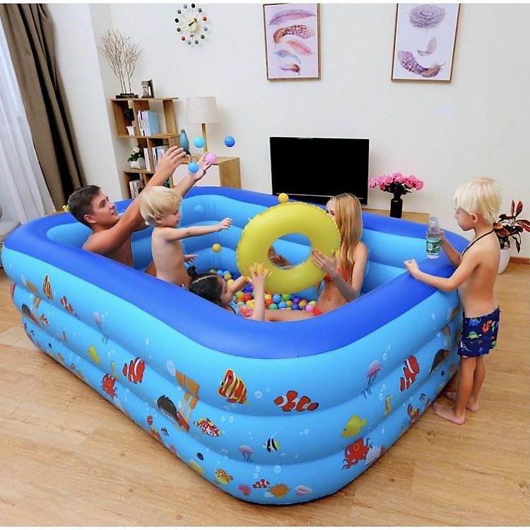 Bể bơi phao bơi cho bé 3 tầng đủ kích cỡ