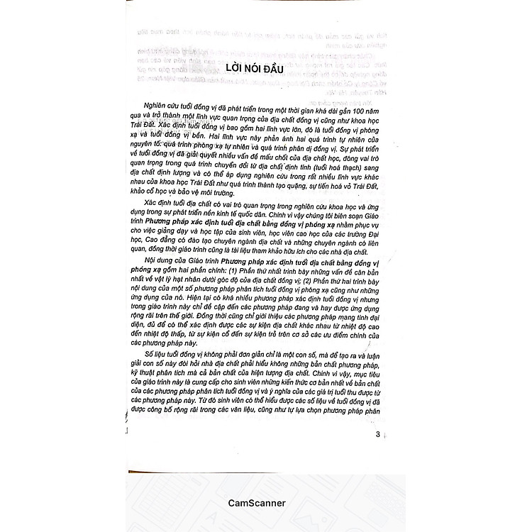 Giáo Trình Phương Pháp Xác Định Tuổi Địa Chất Bằng Đồng Vị Phóng Xạ - Ảnh 3