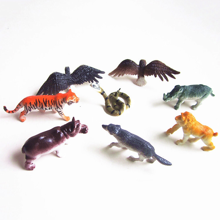 Bộ Mô Hình Nhựa Đồ Chơi (8 con) - Ảnh 3