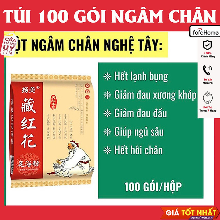 Tham Khảo tại ConCung: Túi Ngâm Chân Thảo Dược 100 Gói , nhận ngay nhiều Ưu đãi