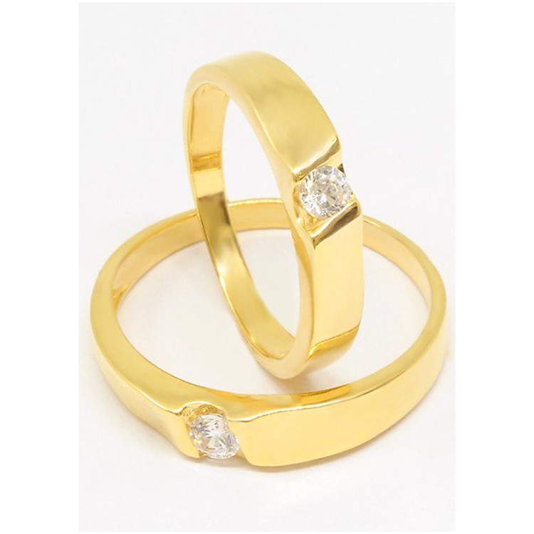 Nhẫn cưới 18k dáng xinh
