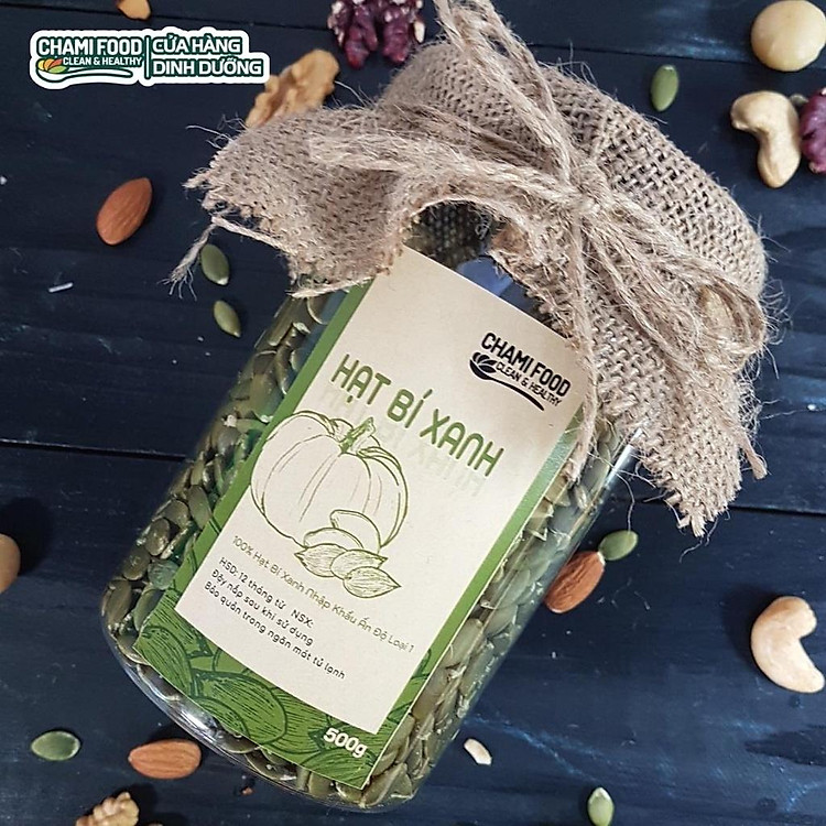 Mua Hạt bí xanh ChamiFood 500G sấy chín Uy tín Giá tốt - Hình ảnh 5