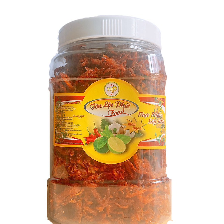 KHÔ BÒ SỢI TÂN LỘC PHÁT - HŨ 500G