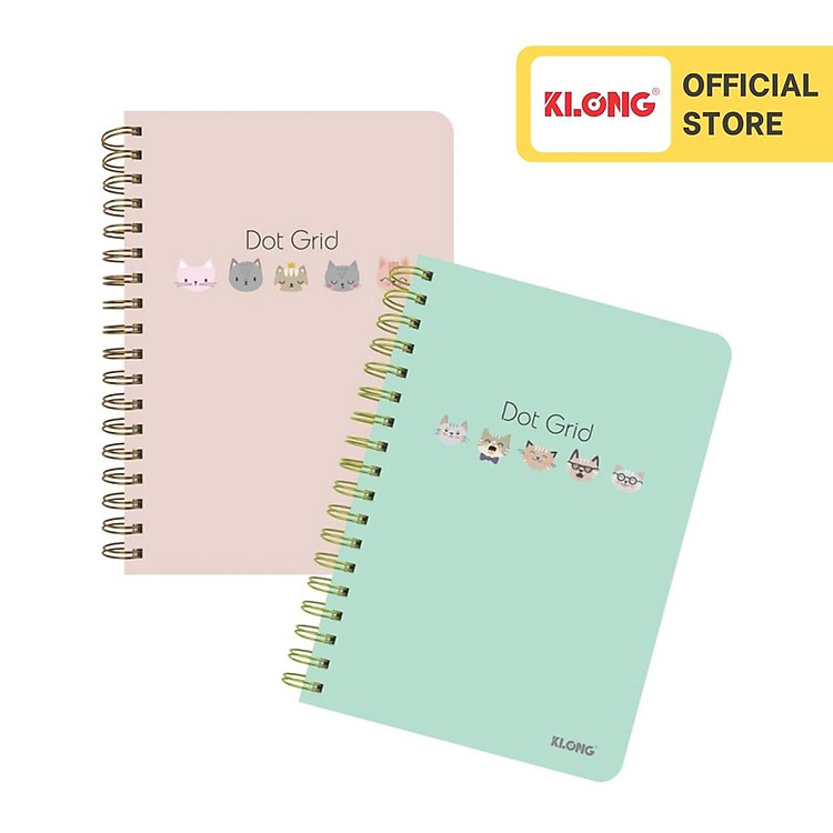 Sổ Dot Grid lò xo kép B5 (200 trang)