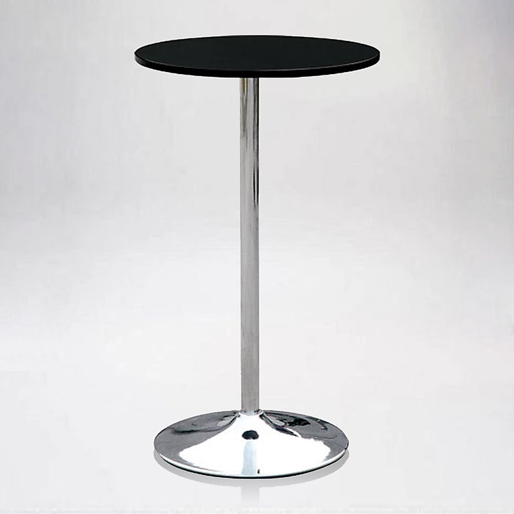 Bàn bar Colin mặt gỗ chân thép mạ