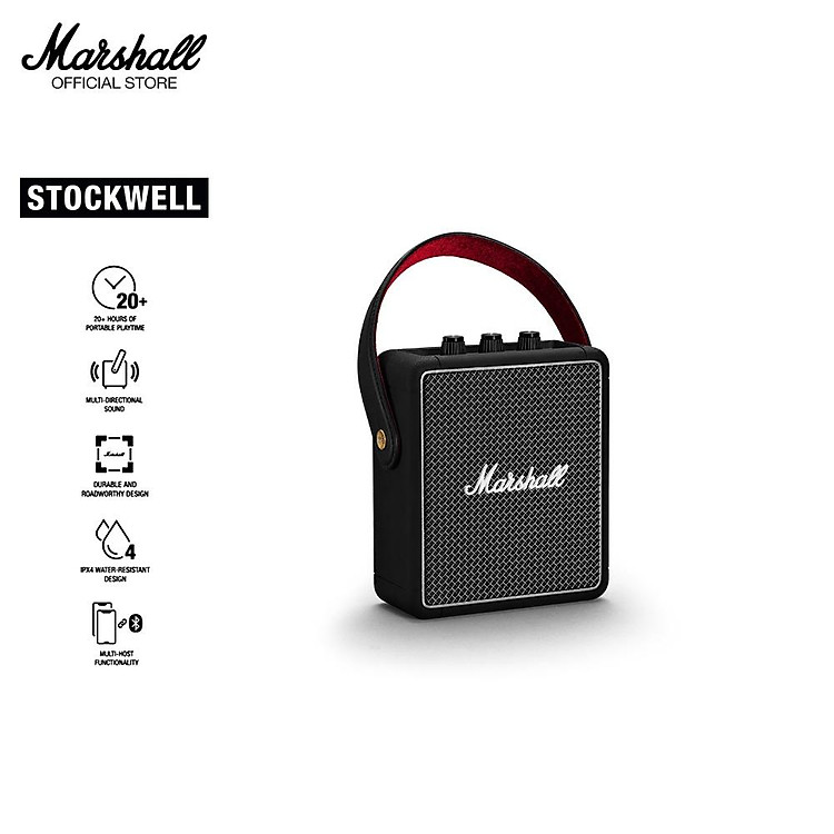 Loa Marshall STOCKWELL II Portable + 20 hours battery life - Hàng chính hãng