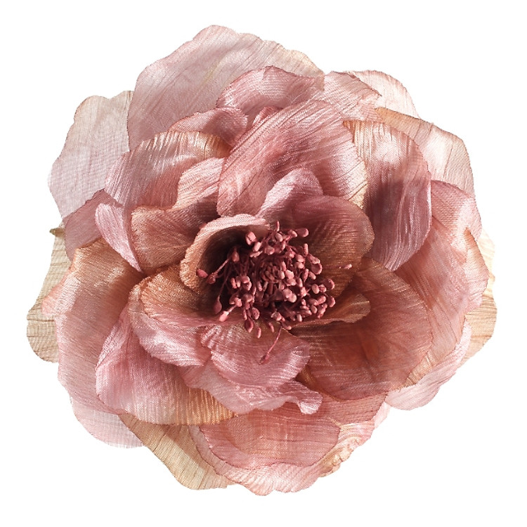 Cành Hoa Hồng Handmade Bằng Vải Lụa