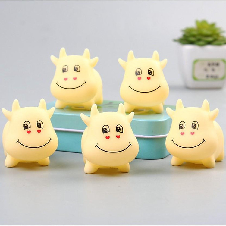 Đồ Chơi Squishy Hình Bò Sữa Dễ Thương
