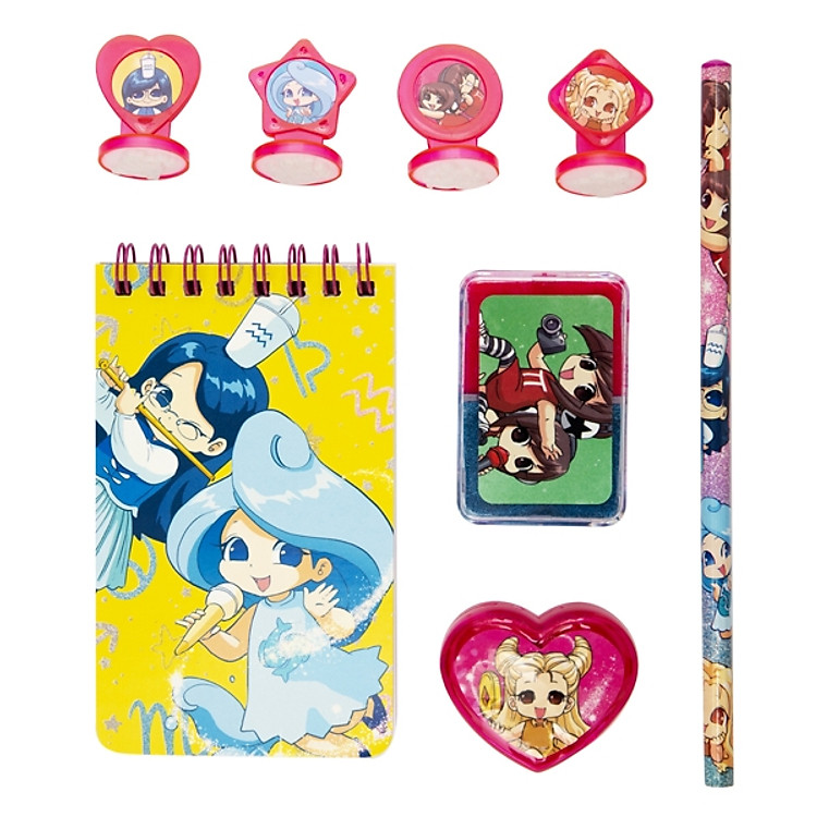 Bộ Mộc Hoàng Đạo Lớp Học Mật Ngữ Màu Xanh Ngọc Đầu Tiên - MOBO02