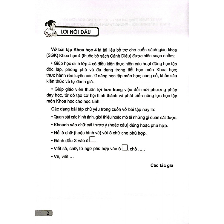 Vở Bài Tập Khoa Học 4 (Cánh Diều) - Ảnh 7