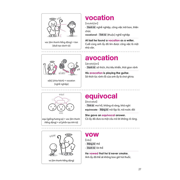 Nghiền Từ Vựng Tiếng Anh - Học Qua Gốc Từ Bằng Hình Ảnh - Quyển 1 - Ảnh 8