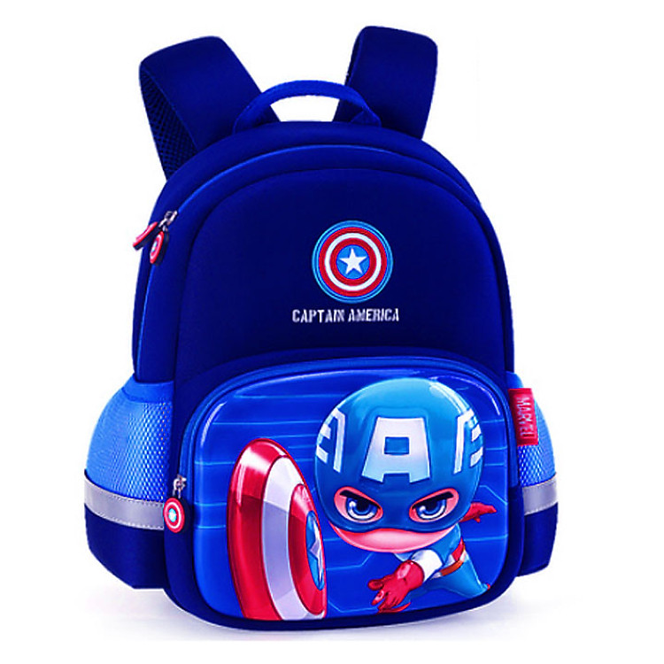 Balo cho bé trai đi học mẫu giáo 3D Hình Avent- nhện siêu bền 869