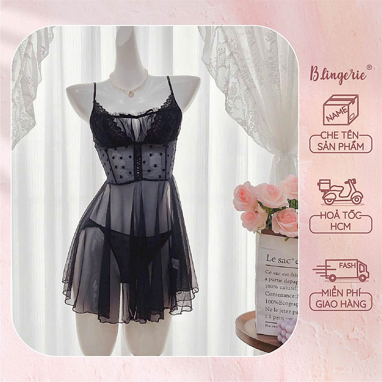 Váy Ngủ Ren Đơn Giản - B.Lingerie