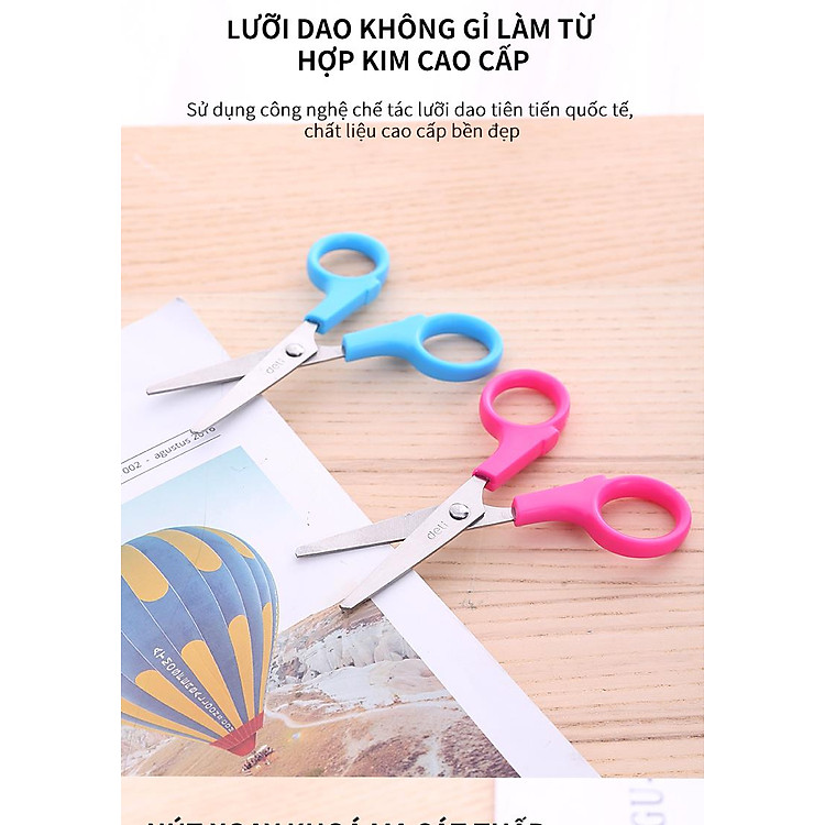 Kéo Thủ Công Học Sinh Deli (1 chiếc) - Ảnh 6