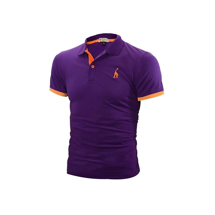 Áo Thun Polo Nam Hươu Cao Cấp ZR0005.(6) Màu Tím