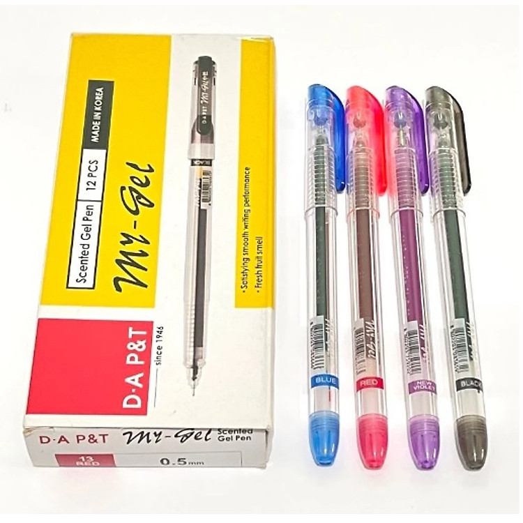 Hộp Bút My Gel (12 cây) - Mực đen - Ảnh 2
