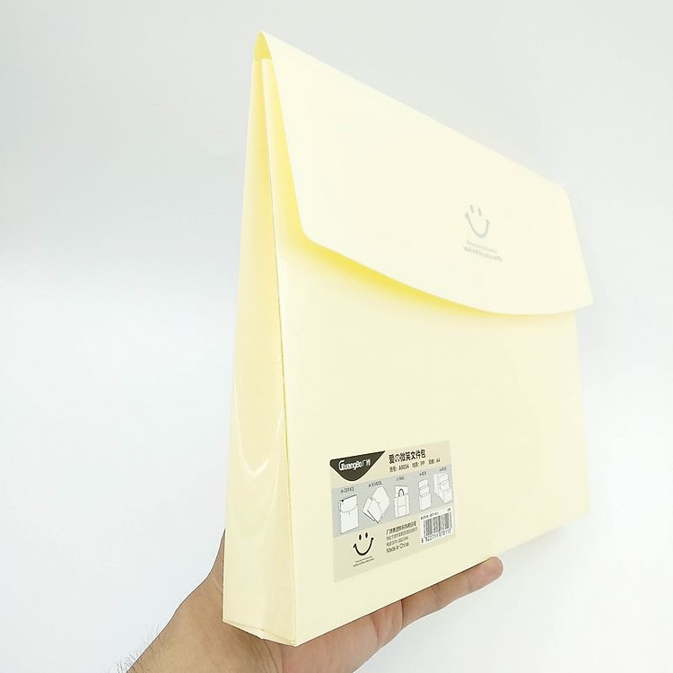 File Mặt Cười A4 A9034 - Màu Vàng - Ảnh 4