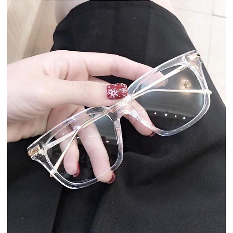 Kính Mắt vuông Trong suốt UNISEX TS02