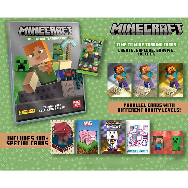 Bộ Thẻ Hình Minecraft 2 (8 Card Ngẫu Nhiên) - Ảnh 7