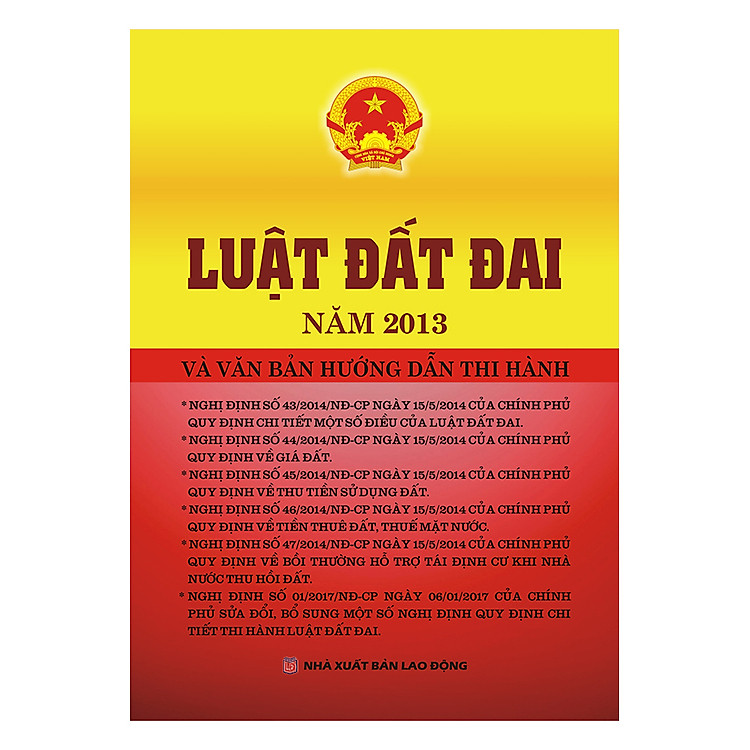 Sách Luật Đất Đai Năm 2013 Và Văn Bản Hướng Dẫn Thi Hành