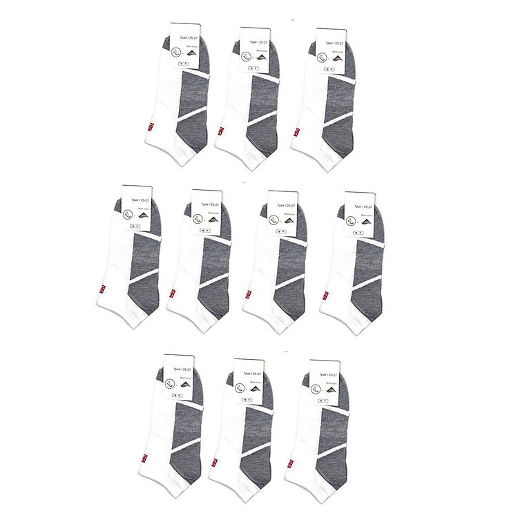 Combo 10 Đôi Tất Vớ Nam Cổ Ngắn Xuất Nhật - 5Star