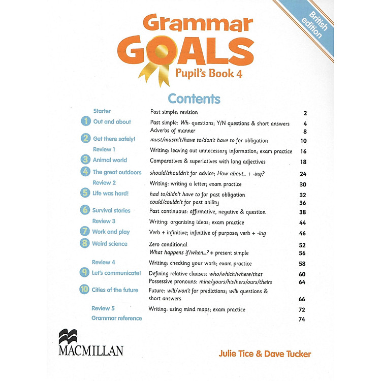 Grammar Goals Level 4 Pupil's Book With eBook (British Edition) - Ảnh 2