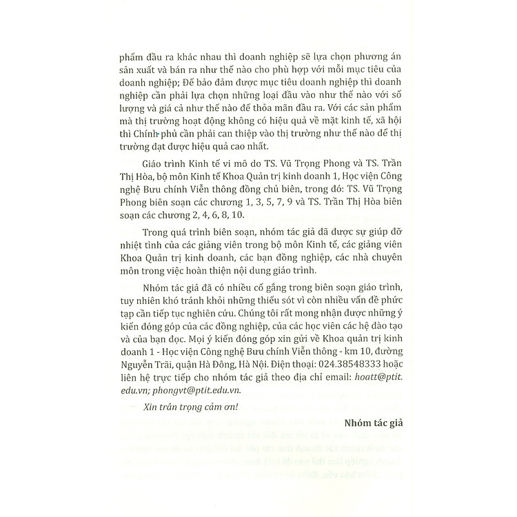 Giáo Trình Kinh Tế Vi Mô - Ảnh 4