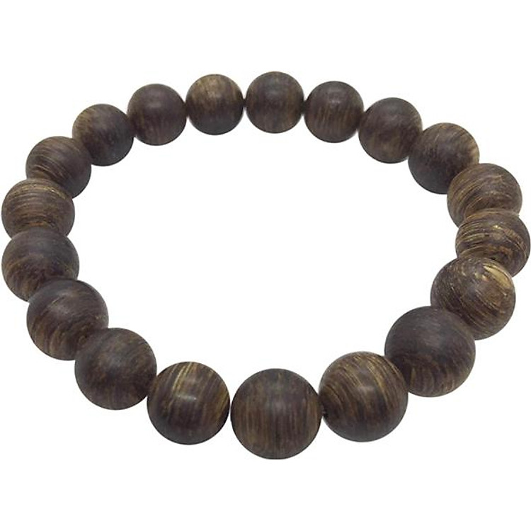 Trầm Sánh Chìm Nước Vân Tròn Vip (10mm) - Nâu Đất