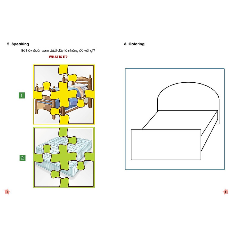I Can My Bedroom - sách học tiếng Anh cho trẻ mầm non - Ảnh 6