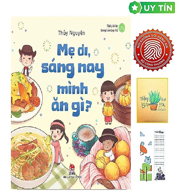 Thế Giới Lớn Trong Bàn Tay Nhỏ - Mẹ Ơi, Sáng Nay Mình Ăn Gì? (Tặng Kèm Bookmark CÚ MÈO + SỔ TAY XƯƠNG RỒNG)